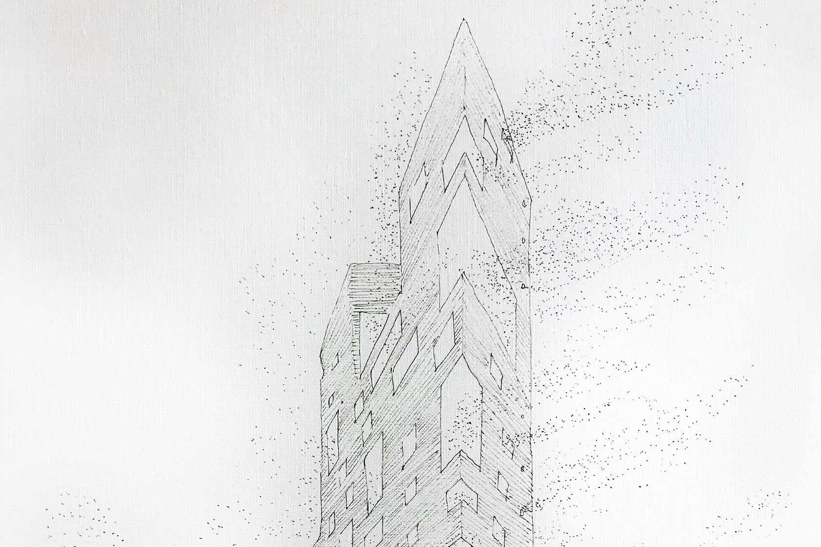 Vente en ligne. “Architects for Beirut” au Design Miami. Lina Ghotmeh — Architecture SG_Drawing_Lina_Option_7