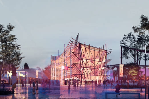 Projet. Pavillon du Bahreïn  Osaka Expo 2025 Lina Ghotmeh — Architecture Bahrain-Pavilion-Osaka_News_Front