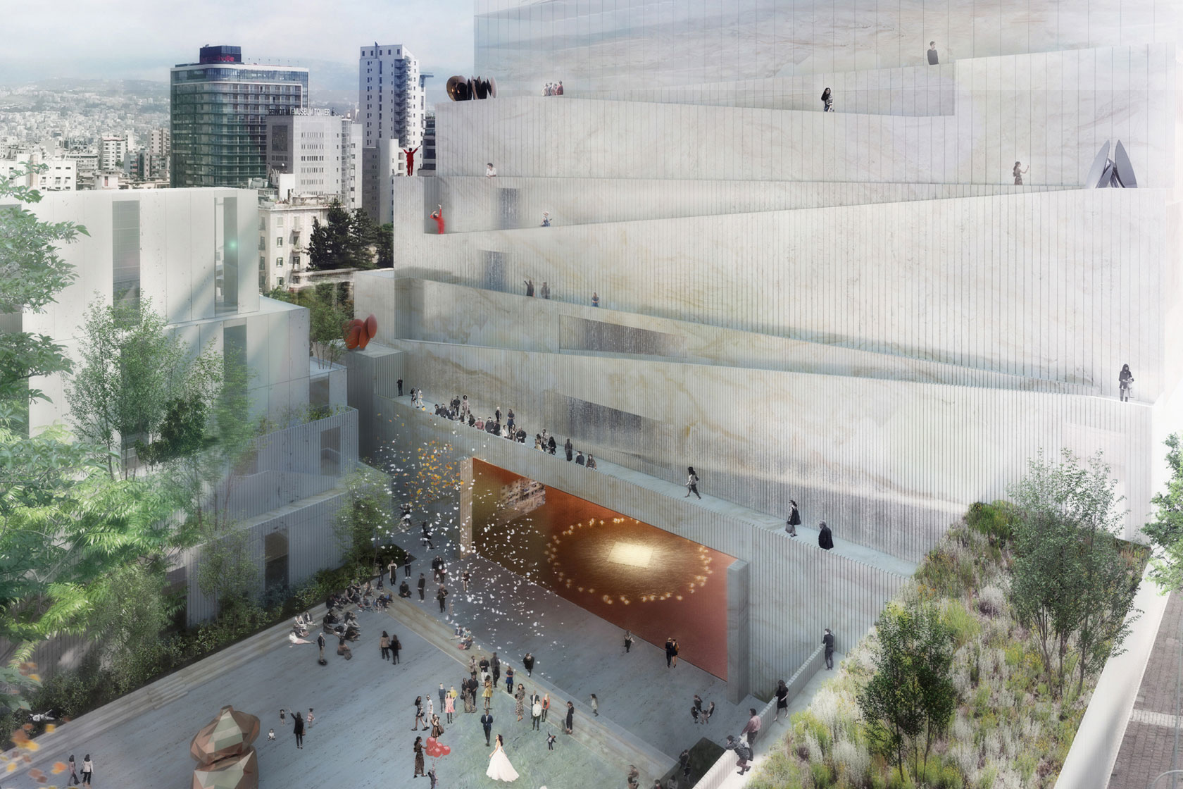 Shortlisted. Competition Beirut Museum of Arts Lina Ghotmeh — Architecture LB12_BeMA (2bis)