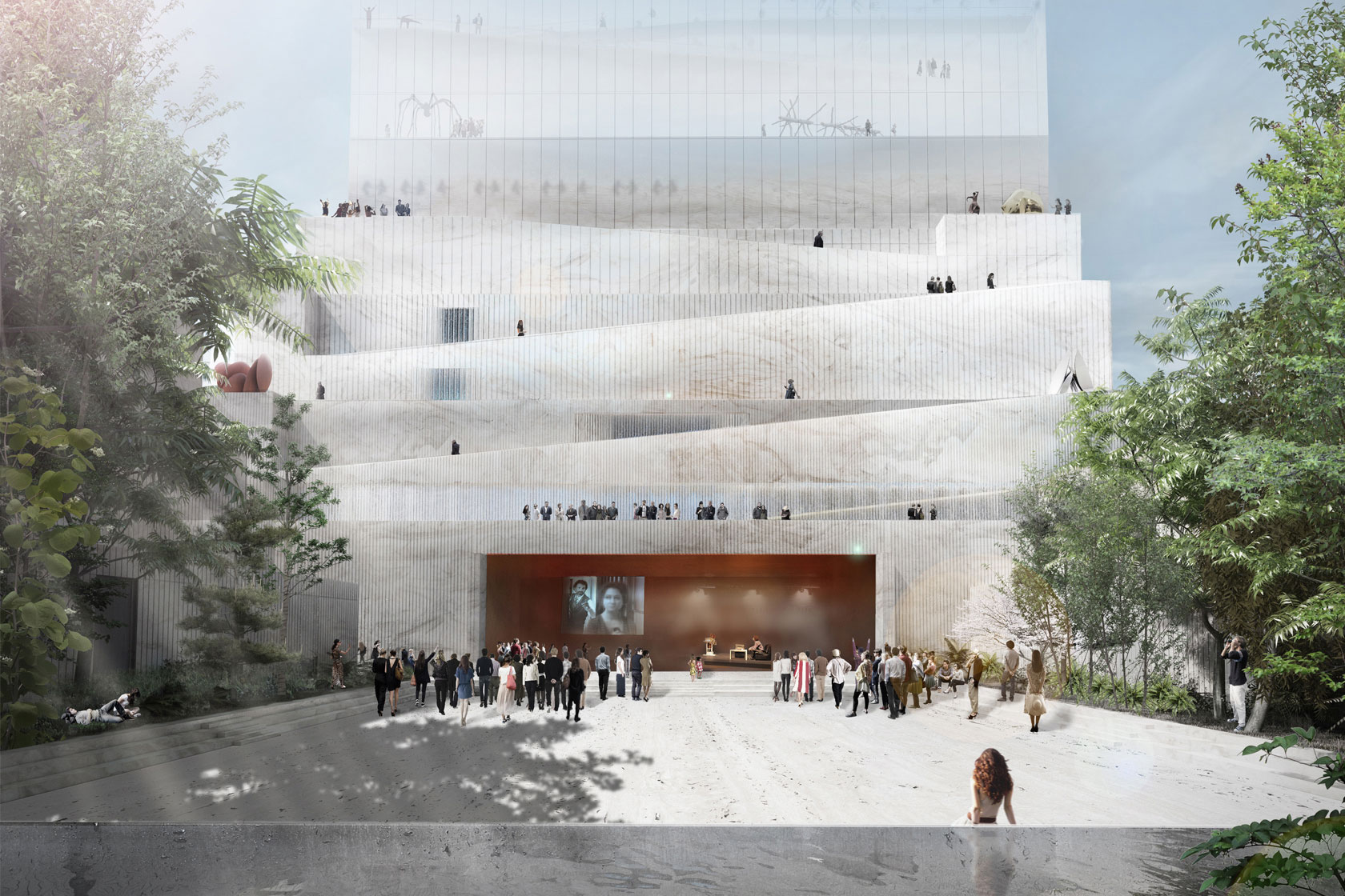 Shortlisted. Competition Beirut Museum of Arts Lina Ghotmeh — Architecture LB12_Bema(1 bis)